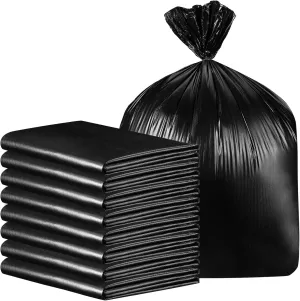 1 Packs 50pcs Black Dog Waste Bags 26" W x 33" l Dog Waste Station Can Liners Heavy Duty Thick Large Poop Bags for Pet Refill Rolls for Doggy Pet Outdoor