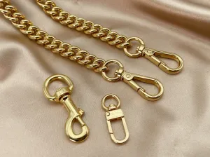 13mm Wide Thick Replacement Crossbody Bag Chain Strap