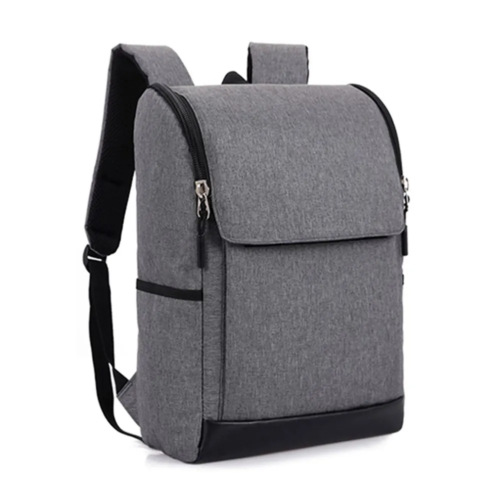 15.6' Laptop and Casual Backpack For Men Grey Color