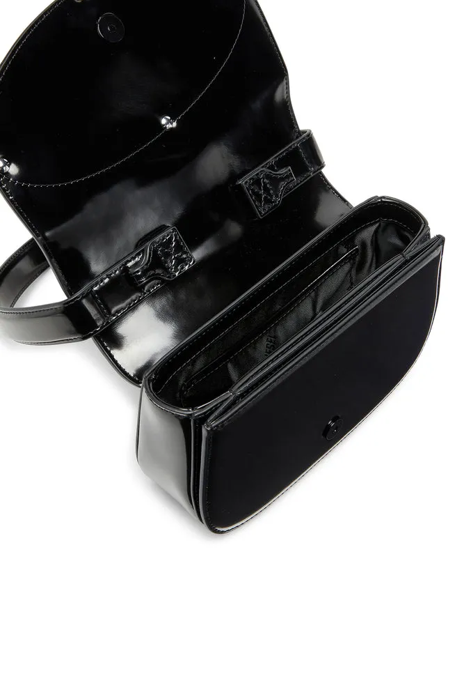 1DR-Iconic shoulder bag in mirrored leather