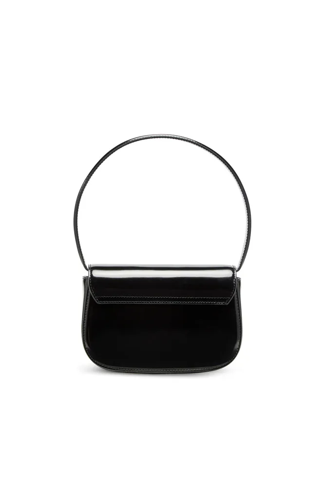 1DR-Iconic shoulder bag in mirrored leather
