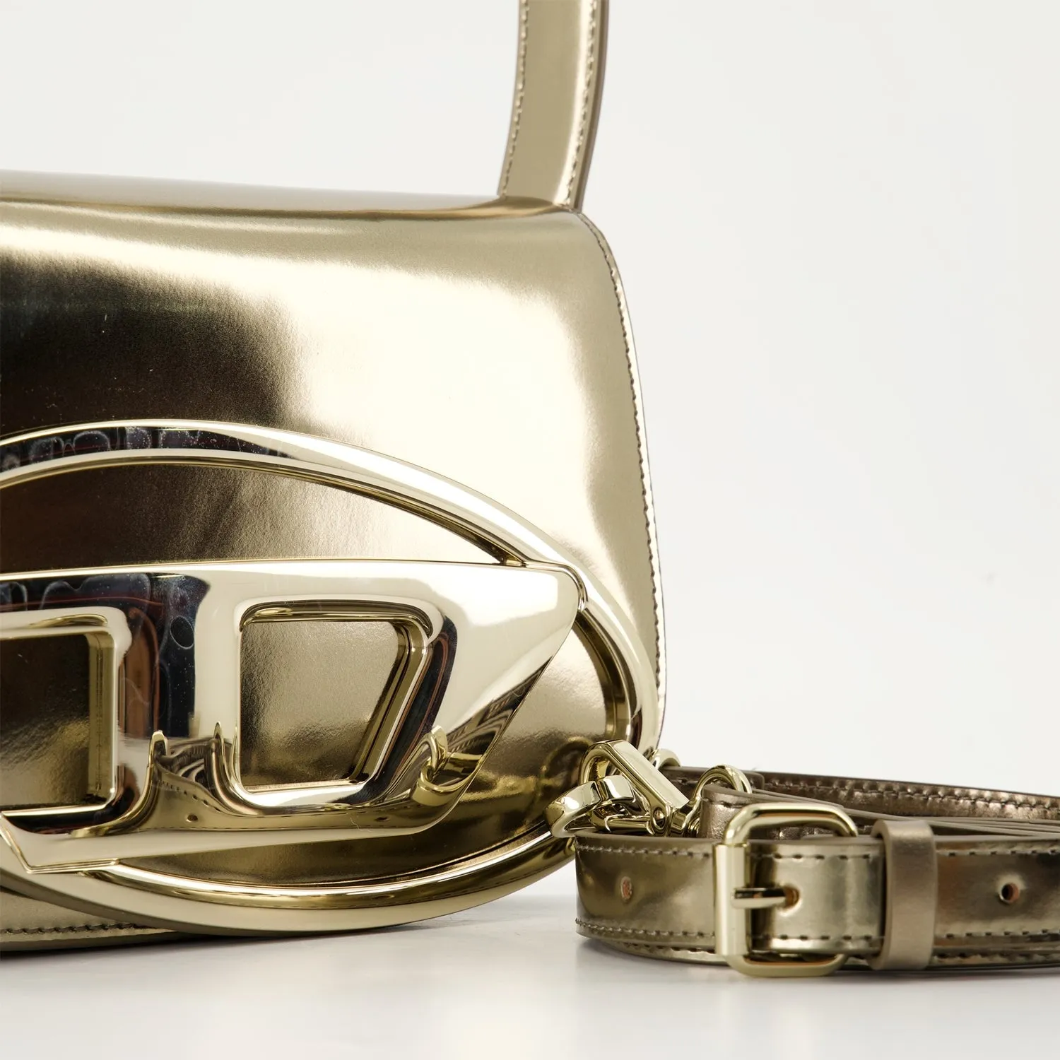 1DR Mirrored Gold Bag