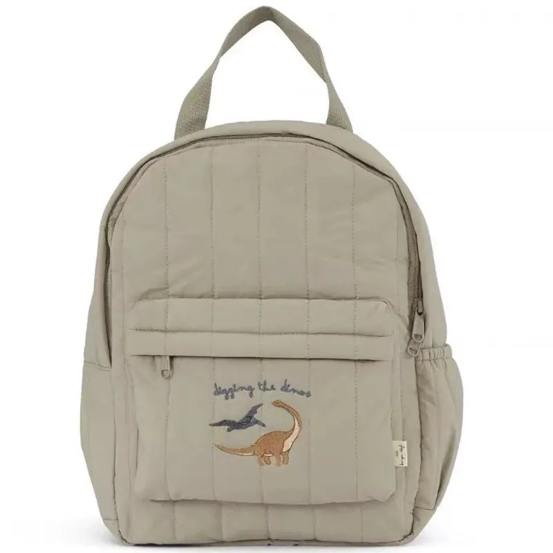 2024 New KS Brand Baby Mommy Backpacks Two Sized Nylon Casual Kids Schoolbags Embroidered Printed Cute Travel Storage Bags