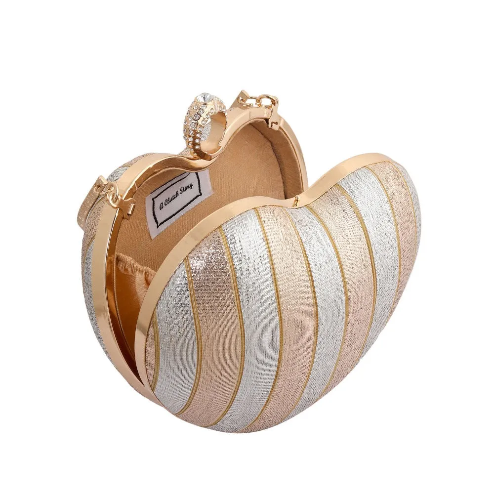 A Clutch Story Heart Dandiya Clutch