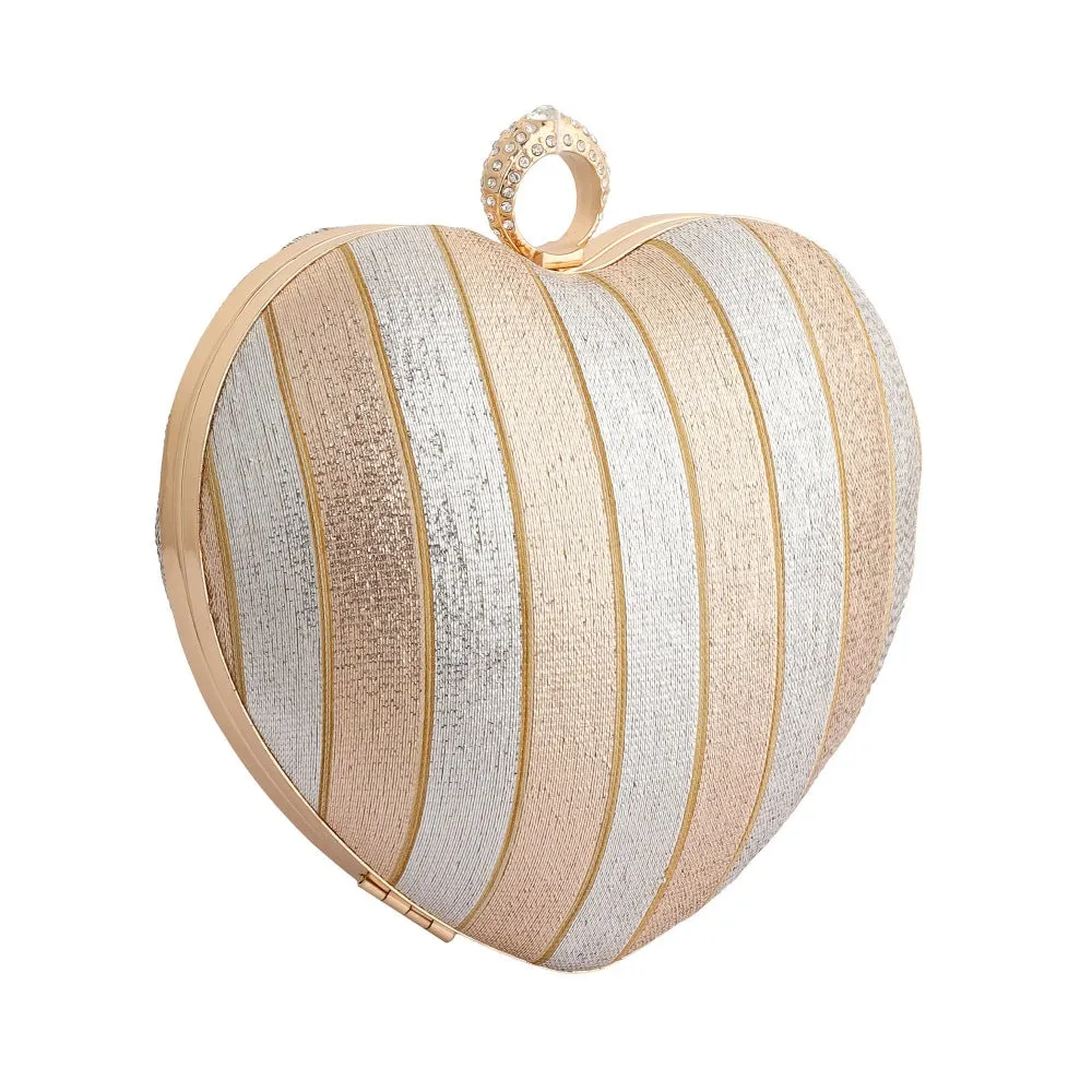 A Clutch Story Heart Dandiya Clutch