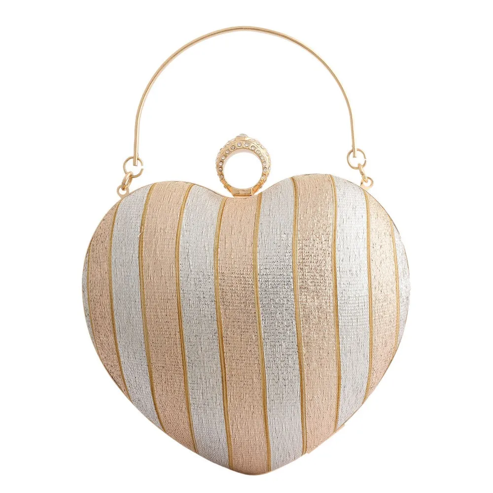 A Clutch Story Heart Dandiya Clutch