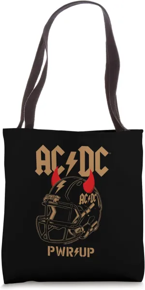 AC/DC Are You Ready PWR UP Football Helmet 2025 Tour Tote Bag