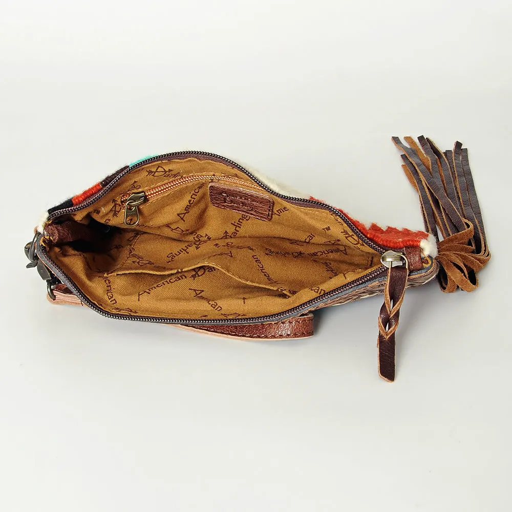 ADBG344BE Wristlet Genuine Western Leather Women Bag Becca
