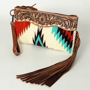 ADBG344BE Wristlet Genuine Western Leather Women Bag Becca