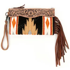 ADBG344D10 Wristlet Genuine Western Leather Women Bag Becca