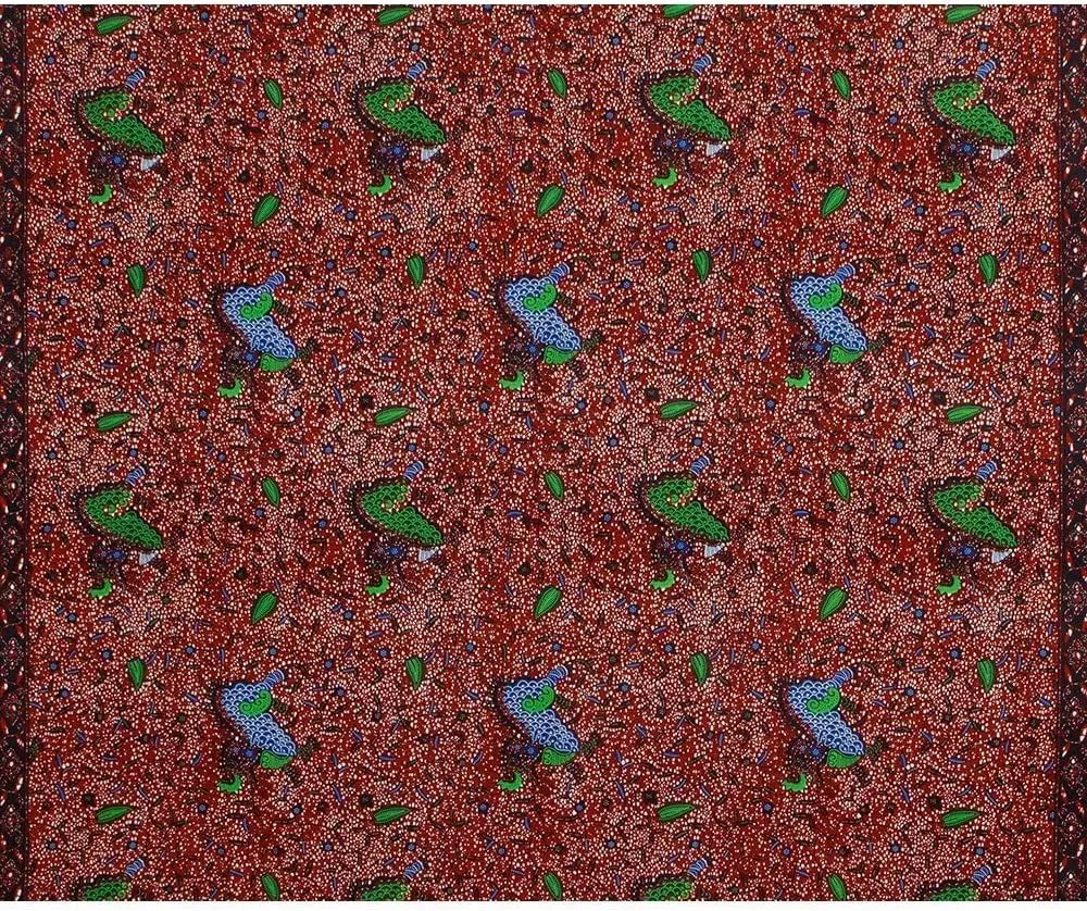 African Fabric Polyester Material for Clothes 6 Yards Ankara Wax Prints Fabrics for Sewing by The Yards