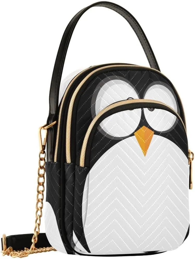 ALAZA Crossbody Bag Small Shoulder Handbags Leather Purse for Women