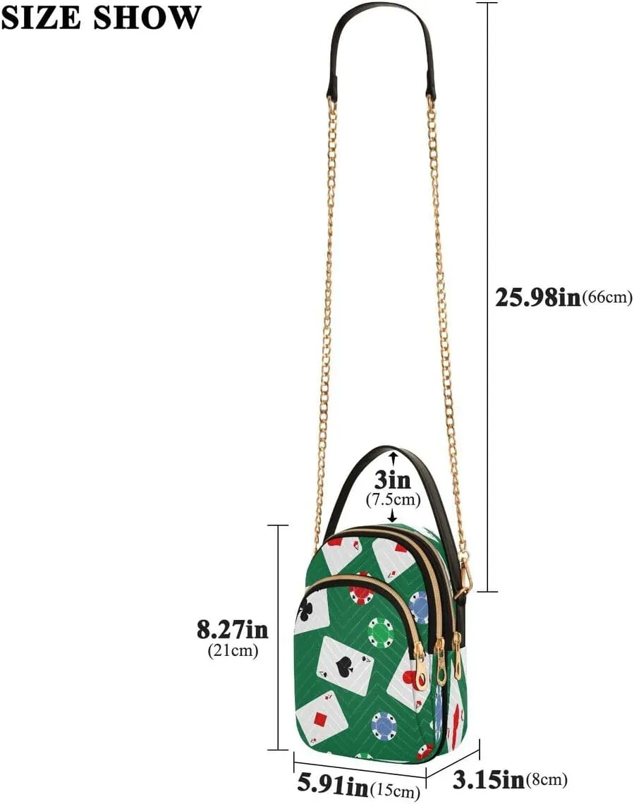 ALAZA Crossbody Bag Small Shoulder Handbags Leather Purse for Women
