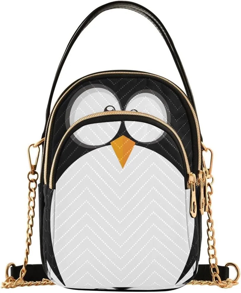 ALAZA Crossbody Bag Small Shoulder Handbags Leather Purse for Women