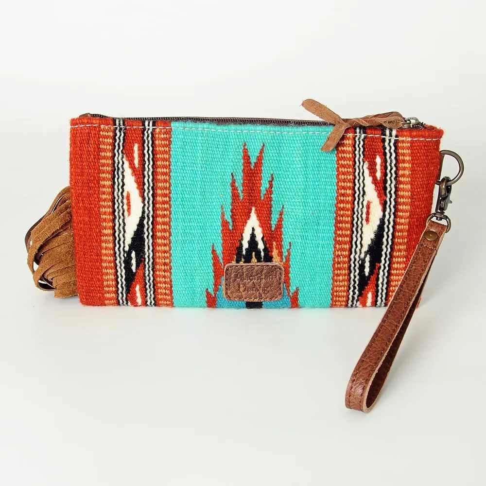 American Darling Saddle Blanket Wristlet