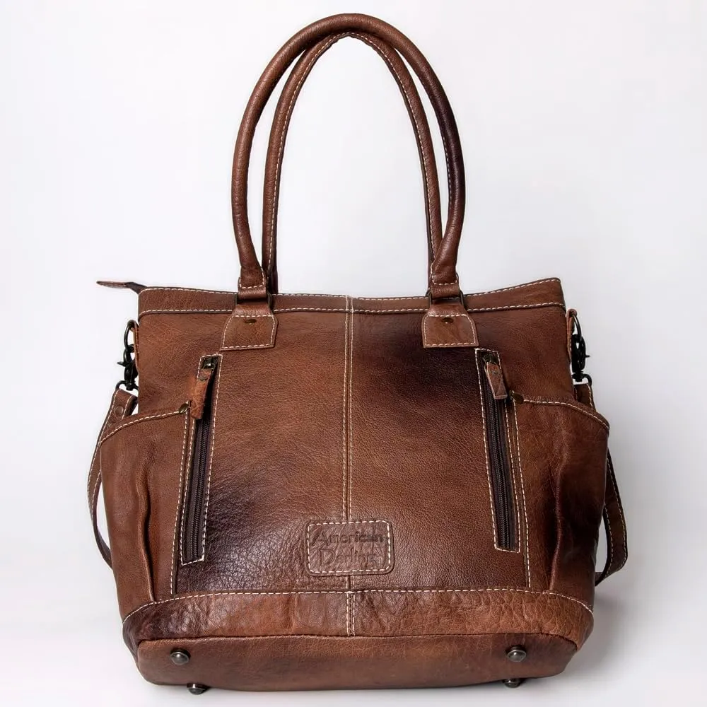 American Darling Tote Saddle Blanket Genuine Leather Women Bag Western Handbag Purse