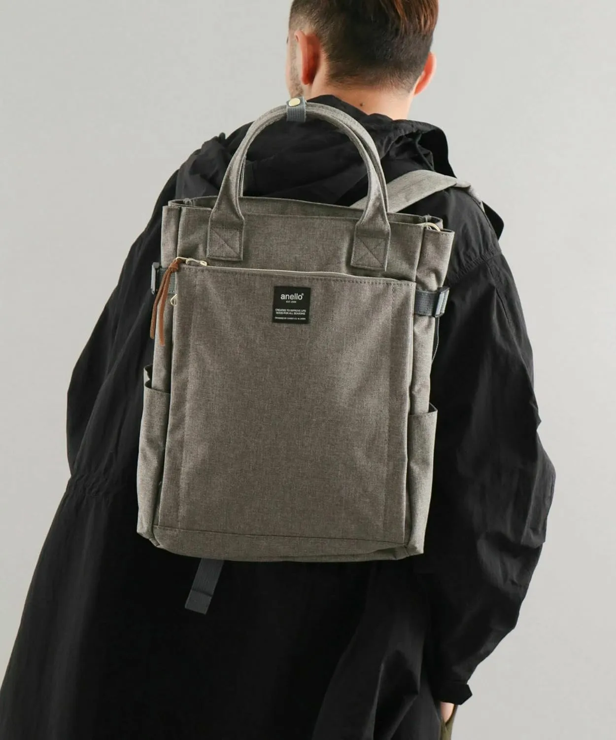 Anero POST ATC1225Z 2-Way Backpack, A4, Multiple Storage, Navy