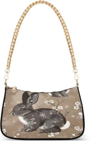 Angry Cat with Canary on Head Hand Bags for Women, Crossbody Bags