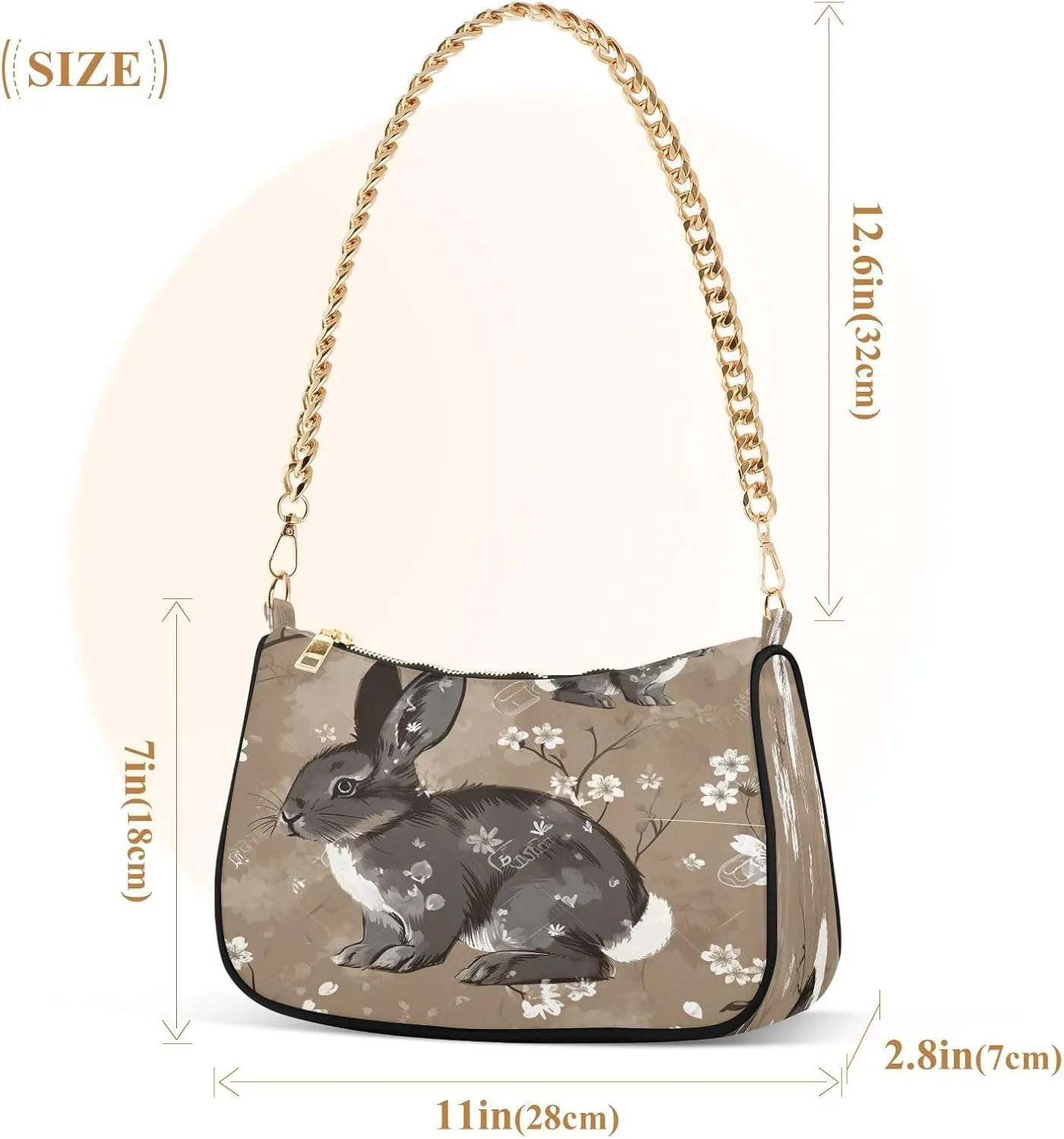 Angry Cat with Canary on Head Hand Bags for Women, Crossbody Bags