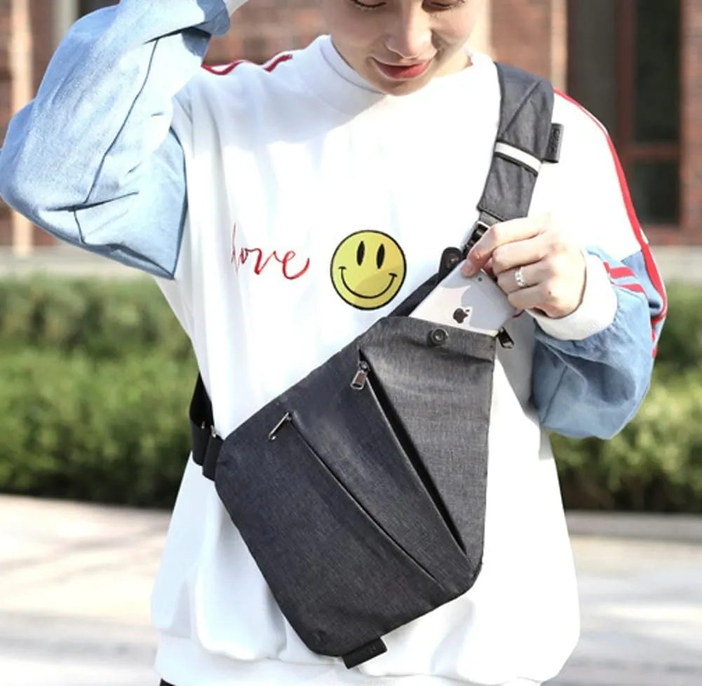Anti Theft Travel Shoulder Cross Body Saddle Sling Bag