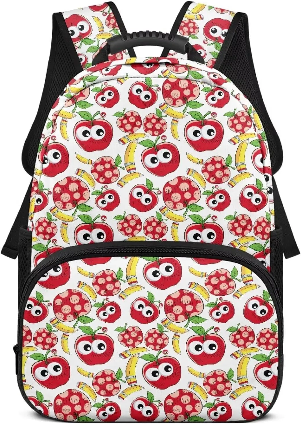 Apple 17 Inch Backpack with Adjustable Padded Shoulder Straps Pencil Large Shoulder Schoolbag Backpacks Bulk Bookbags Camping & Daily Use