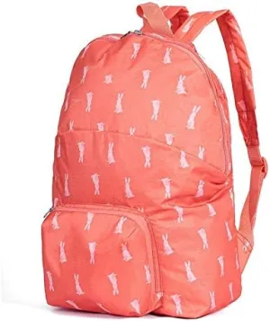 Backpack for women Waterproof Admission Package, Shoulder Bag Multi-function Folding Travel Backpacks, Bags (Red)