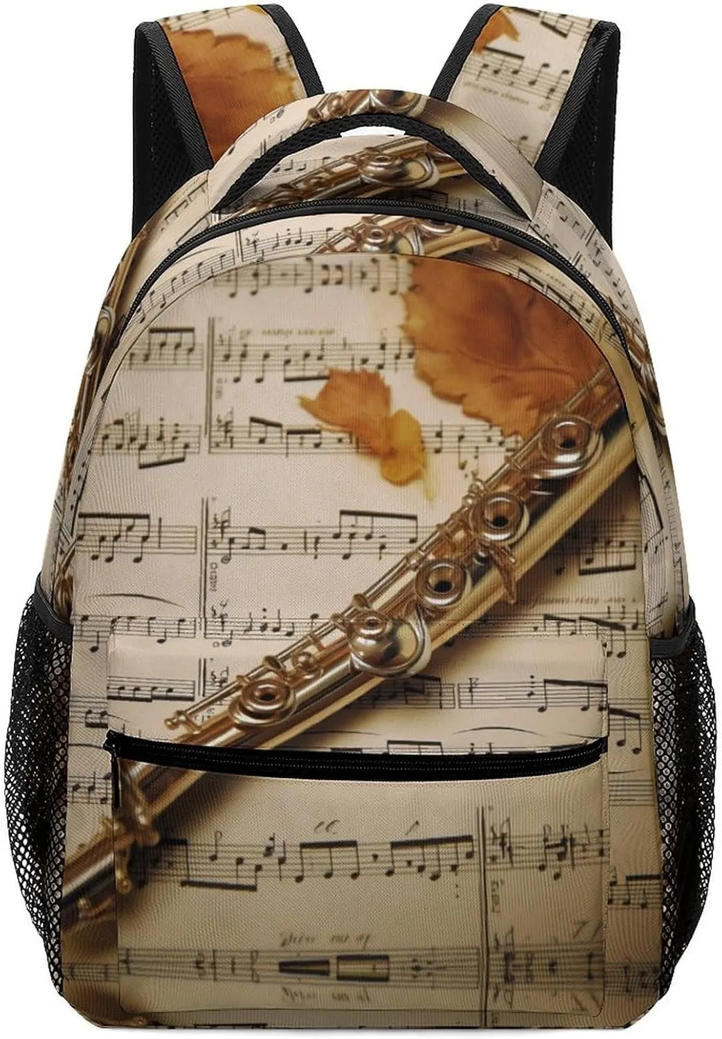 Backpacks Flute Music Travel Bag Laptop Backpack Casual Daypack for Weekender Business Hiking
