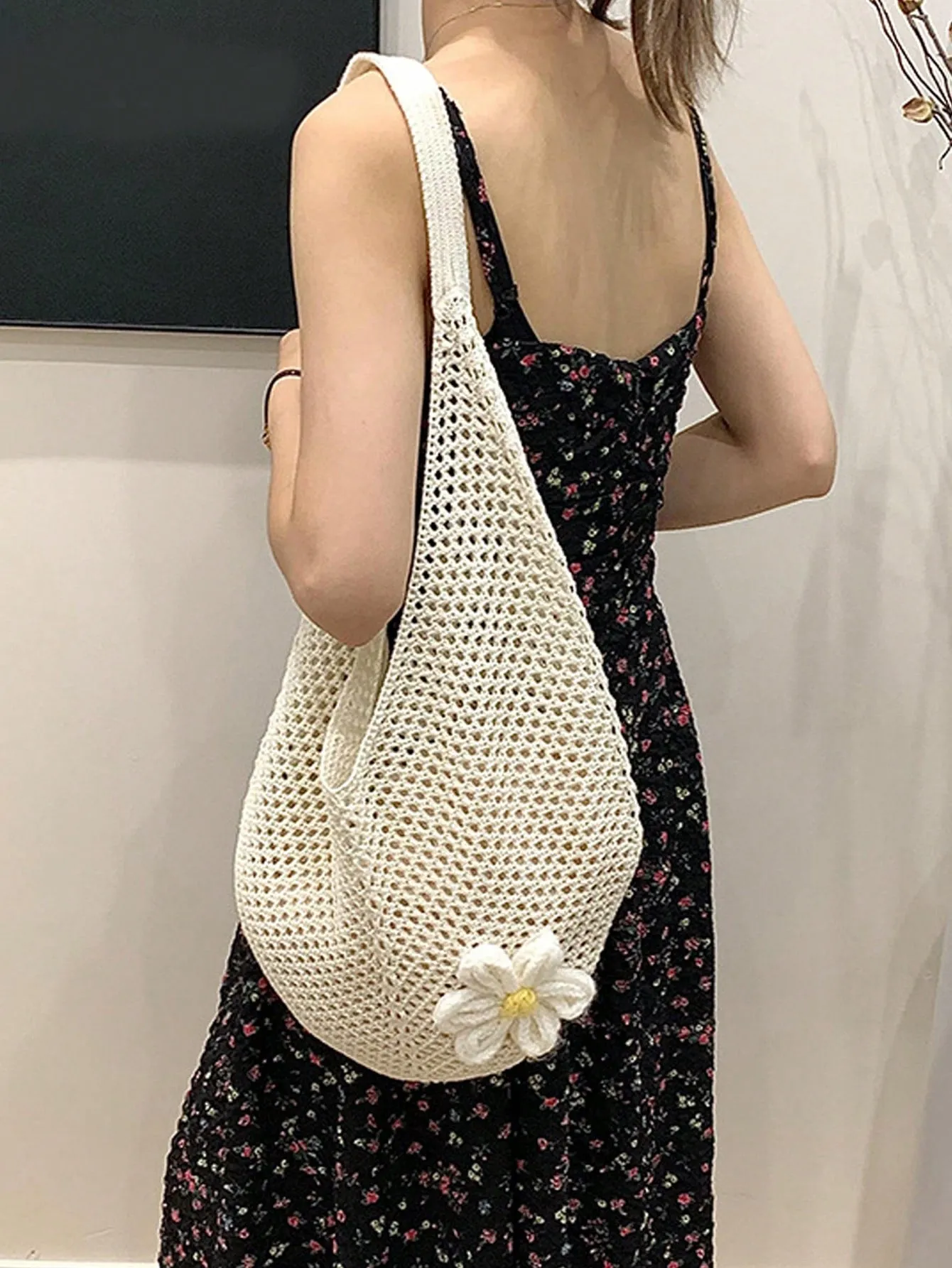 Bag request) Hollow Weave Innovative functionality Bohemian Out Advanced technology Yogodlns (Available upon