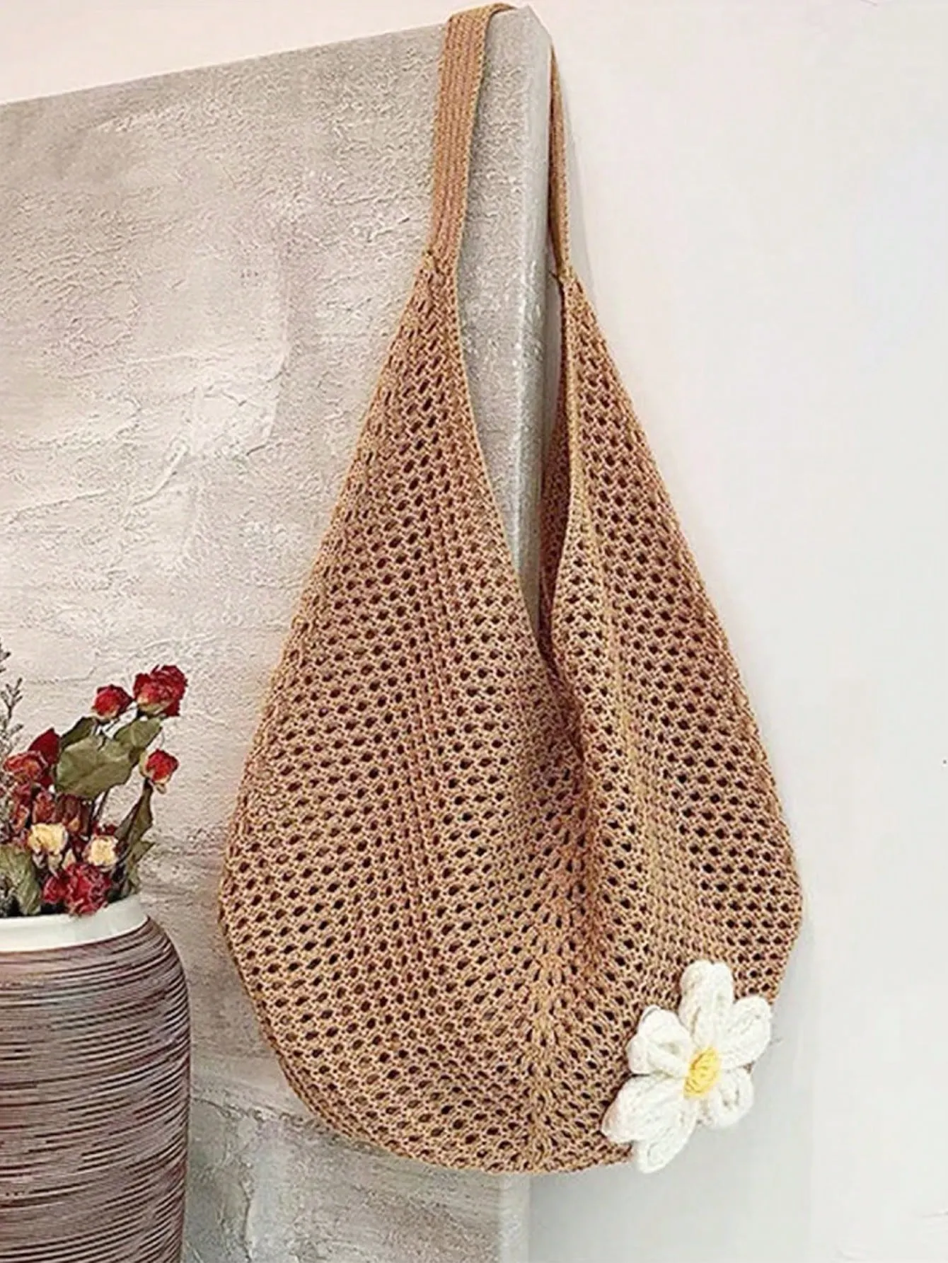 Bag request) Hollow Weave Innovative functionality Bohemian Out Advanced technology Yogodlns (Available upon