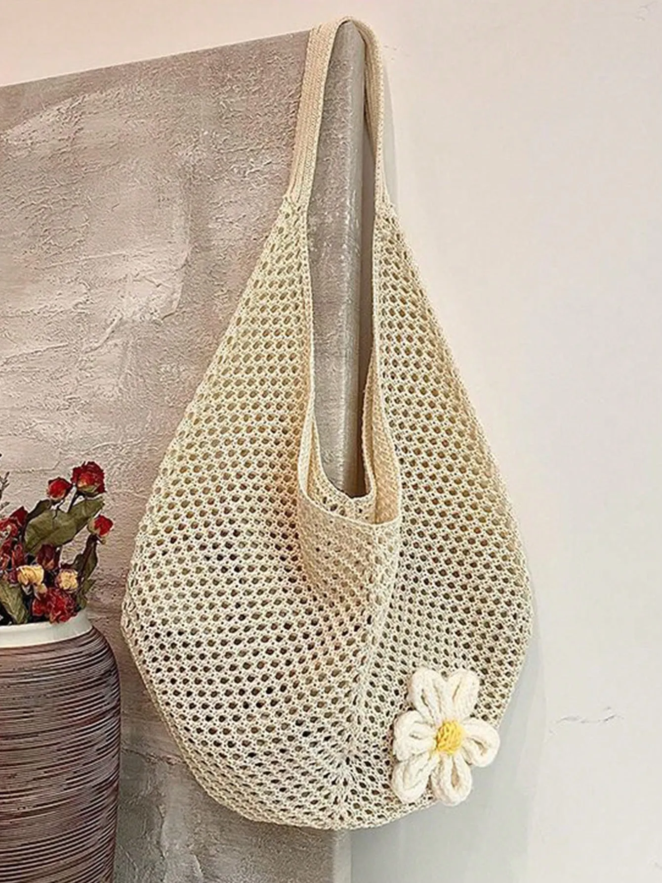 Bag request) Hollow Weave Innovative functionality Bohemian Out Advanced technology Yogodlns (Available upon