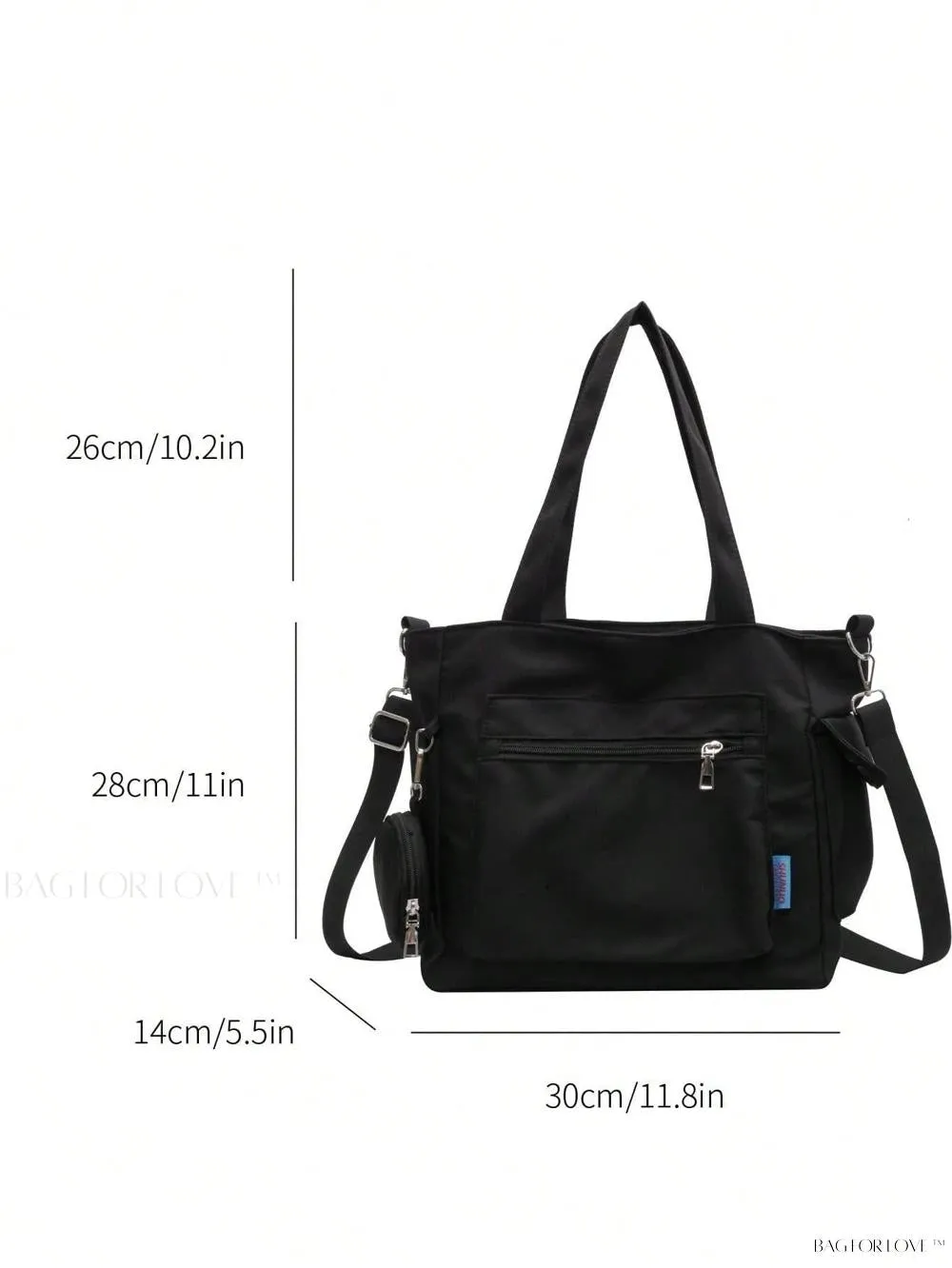 BagForLove - Classic Style Large Capacity Pocket Bag for College Use