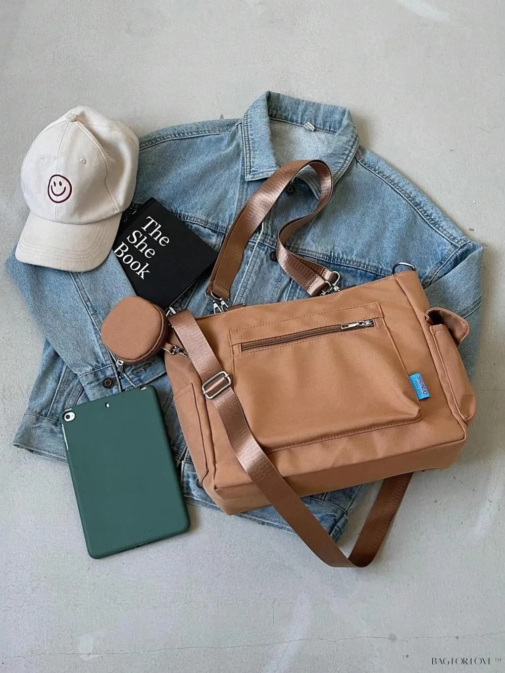 BagForLove - Classic Style Large Capacity Pocket Bag for College Use
