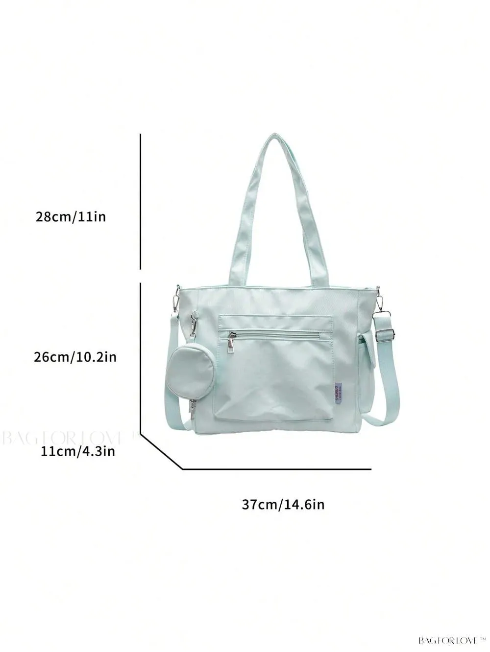 BagForLove - Classic Style Large Capacity Pocket Bag for College Use