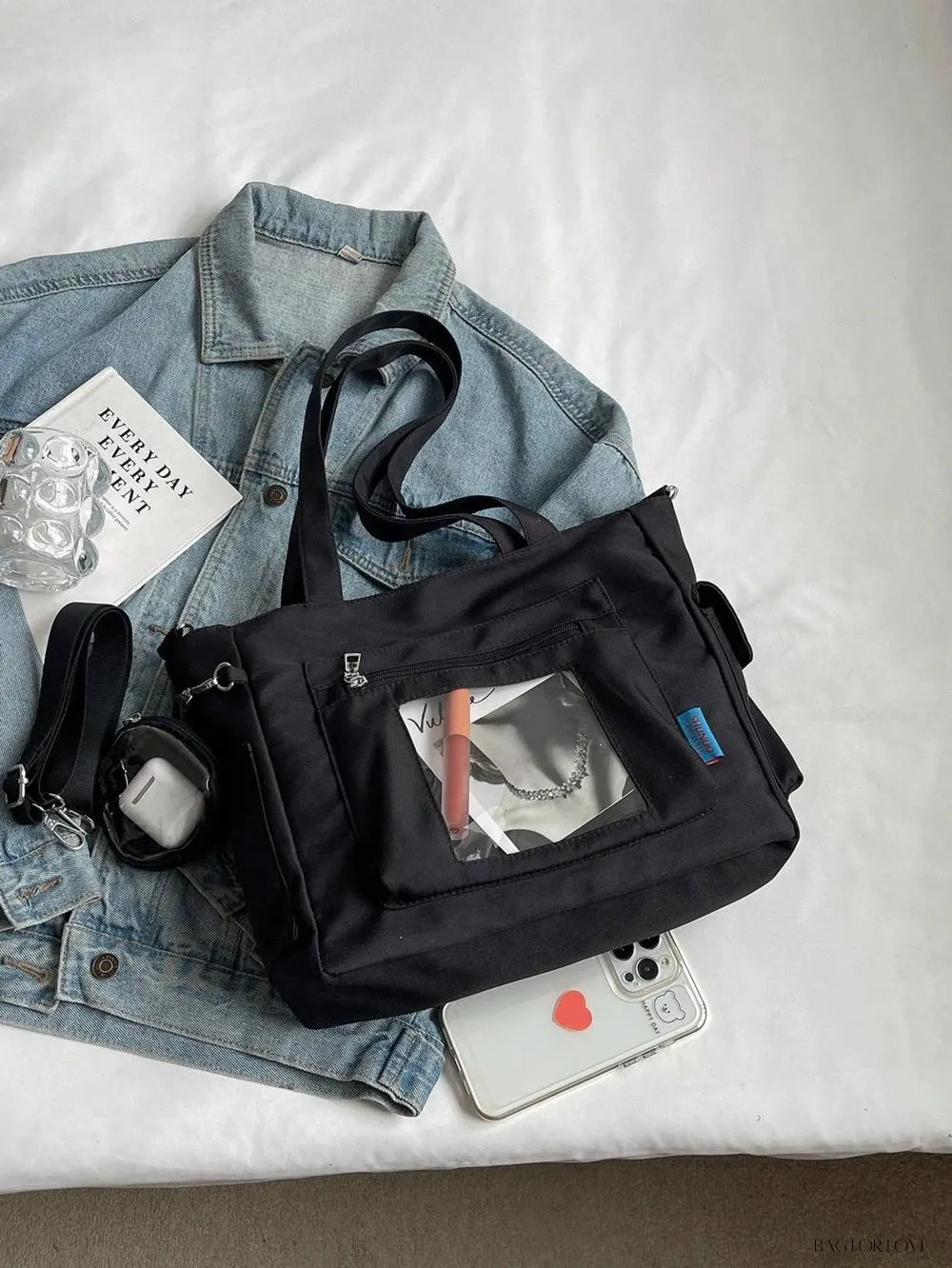 BagForLove - Classic Style Large Capacity Pocket Bag for College Use