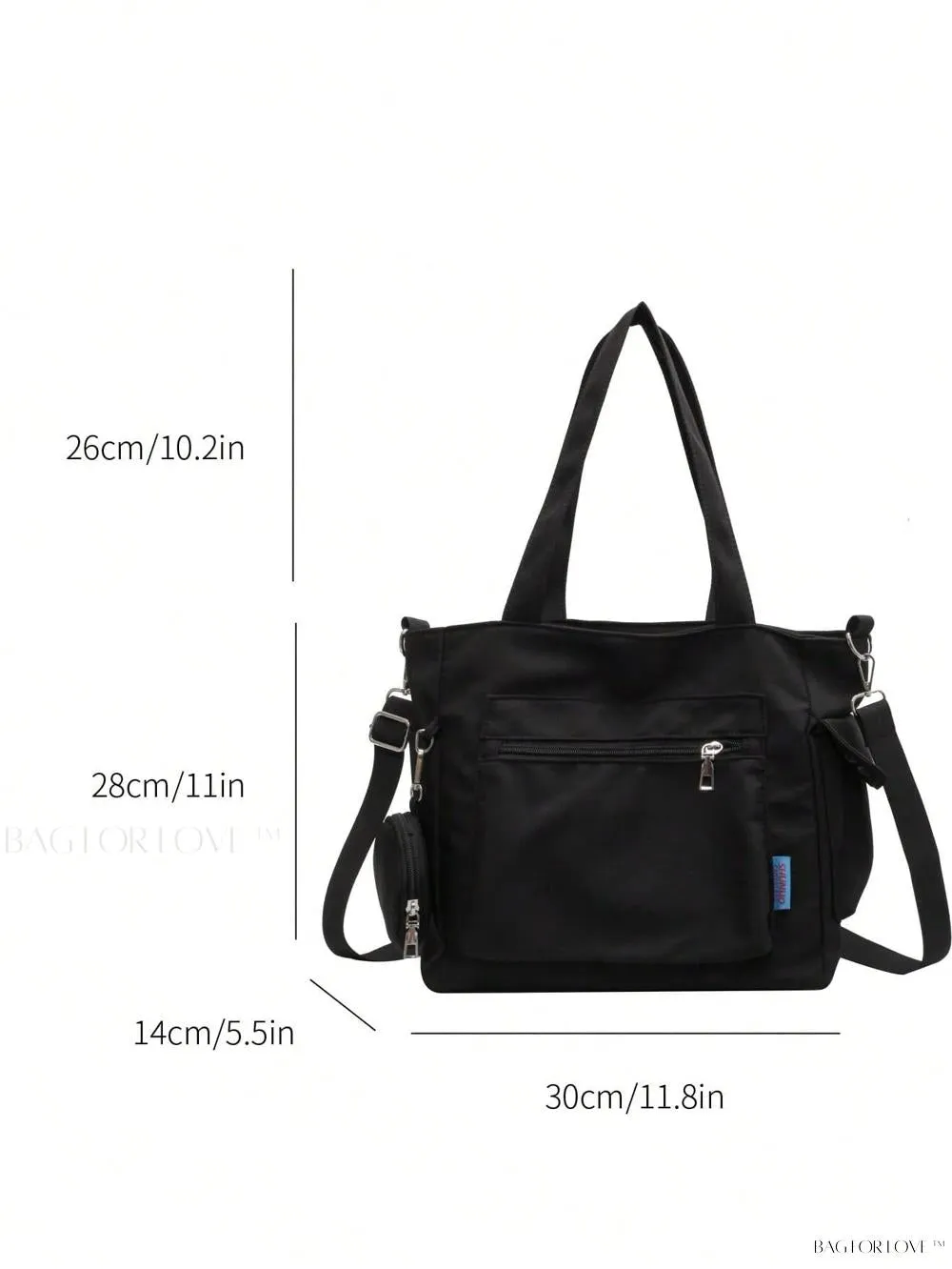 BagForLove - Classic Style Large Capacity Pocket Bag for College Use