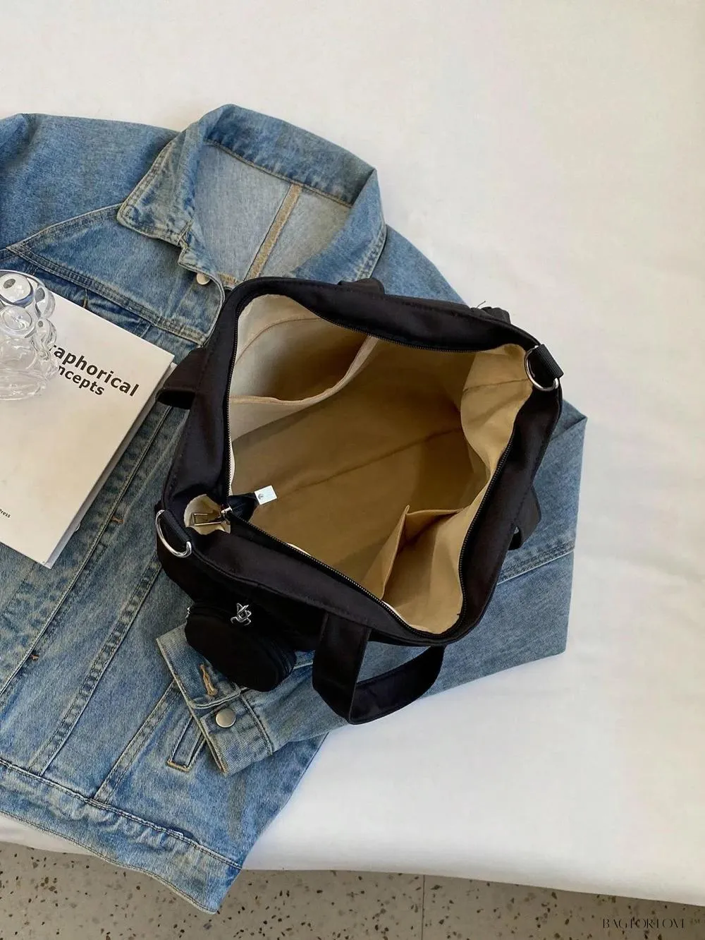 BagForLove - Classic Style Large Capacity Pocket Bag for College Use