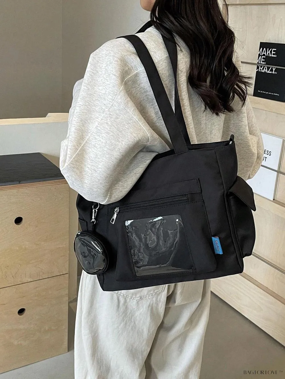 BagForLove - Classic Style Large Capacity Pocket Bag for College Use