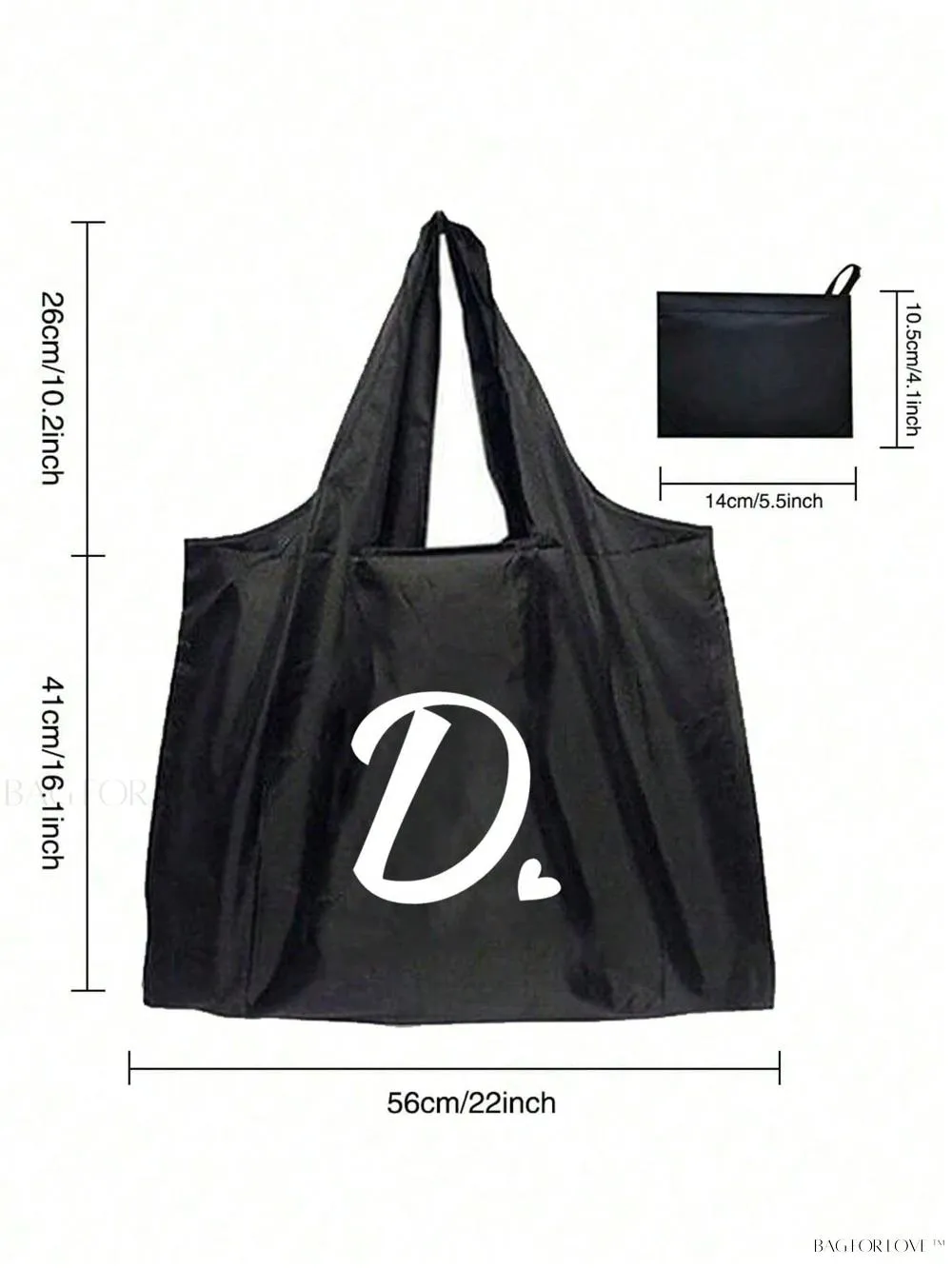 BagForLove - Large Capacity Reusable Storage Bag with Personalized Touch