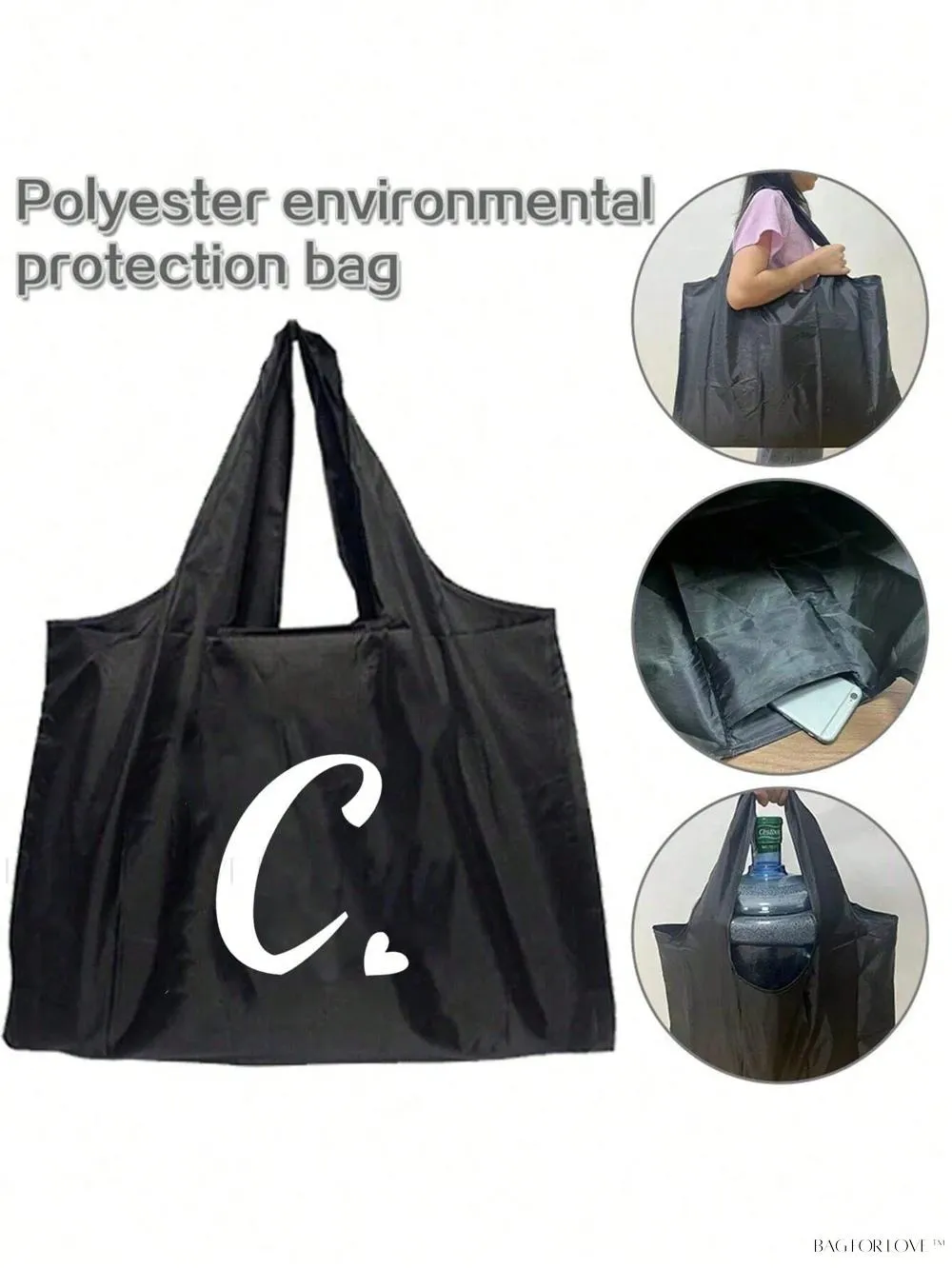 BagForLove - Large Capacity Reusable Storage Bag with Personalized Touch
