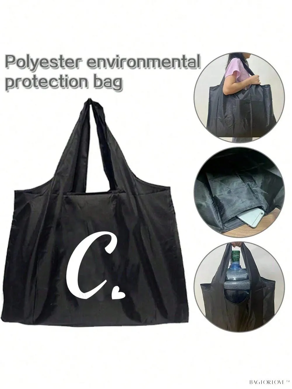 BagForLove - Large Capacity Reusable Storage Bag with Personalized Touch