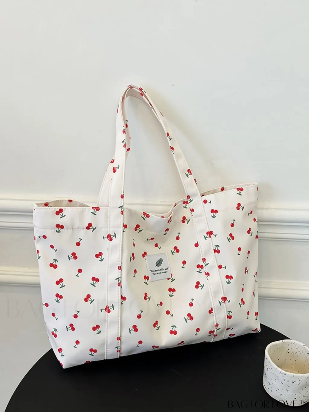 BagForLove - Leopard Print Double Handle Shoulder Tote Bag: Large Capacity for Work & Travel