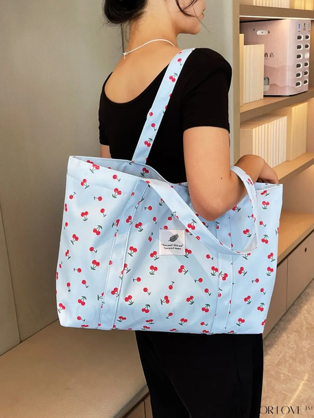 BagForLove - Leopard Print Double Handle Shoulder Tote Bag: Large Capacity for Work & Travel