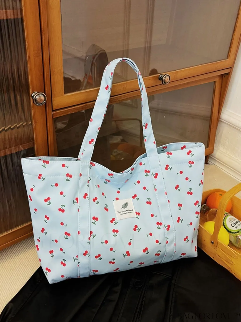 BagForLove - Leopard Print Double Handle Shoulder Tote Bag: Large Capacity for Work & Travel