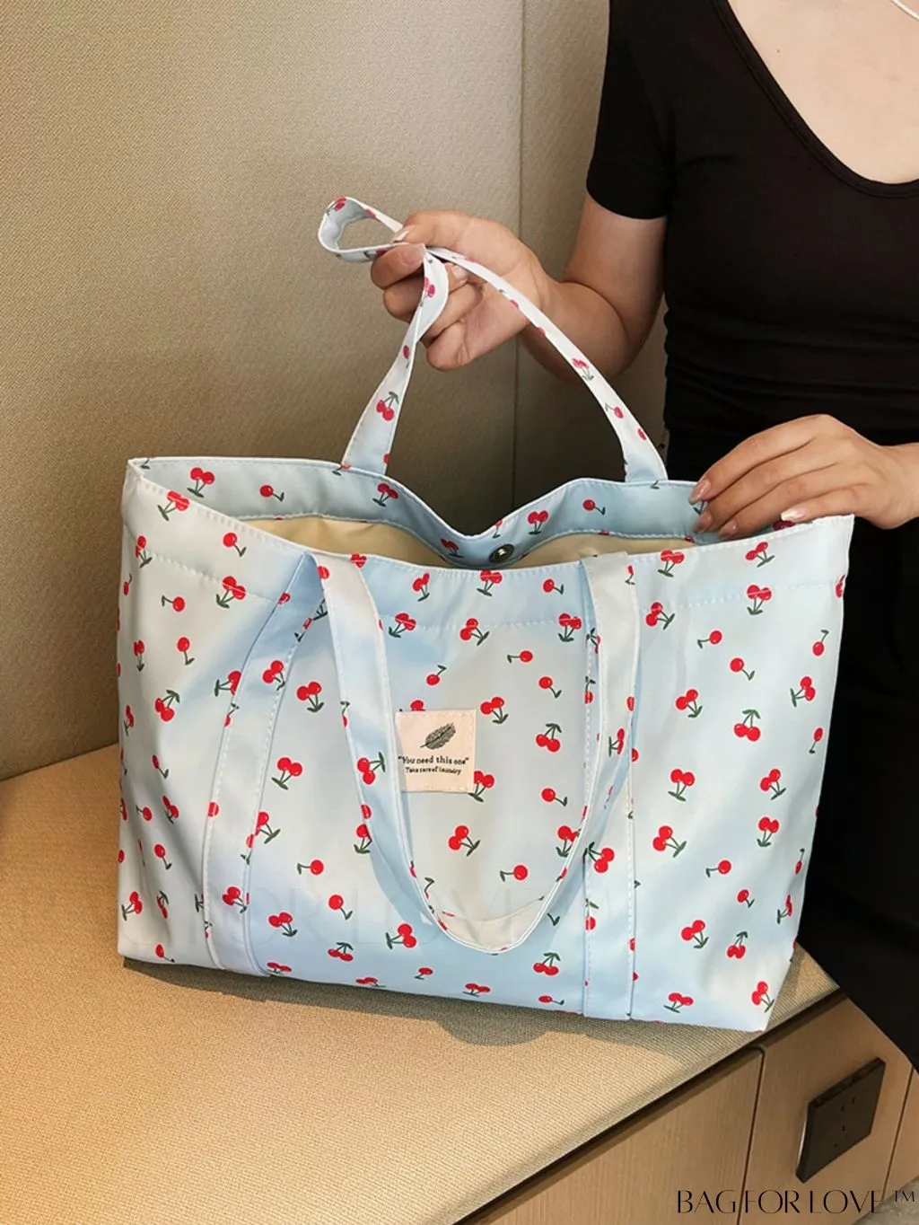 BagForLove - Leopard Print Double Handle Shoulder Tote Bag: Large Capacity for Work & Travel