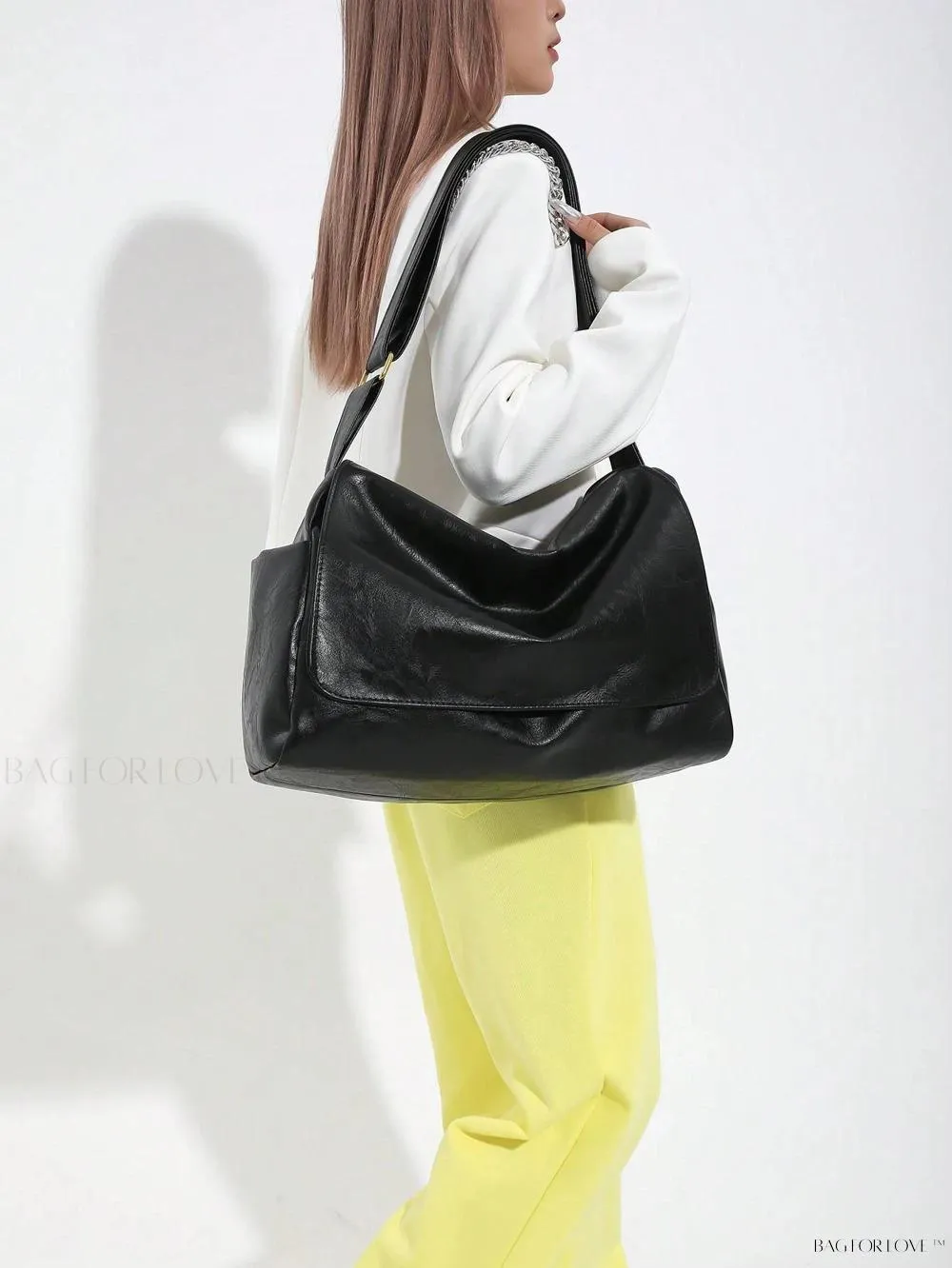 BagForLove - Retro-Inspired Large Capacity Shoulder Tote for Her