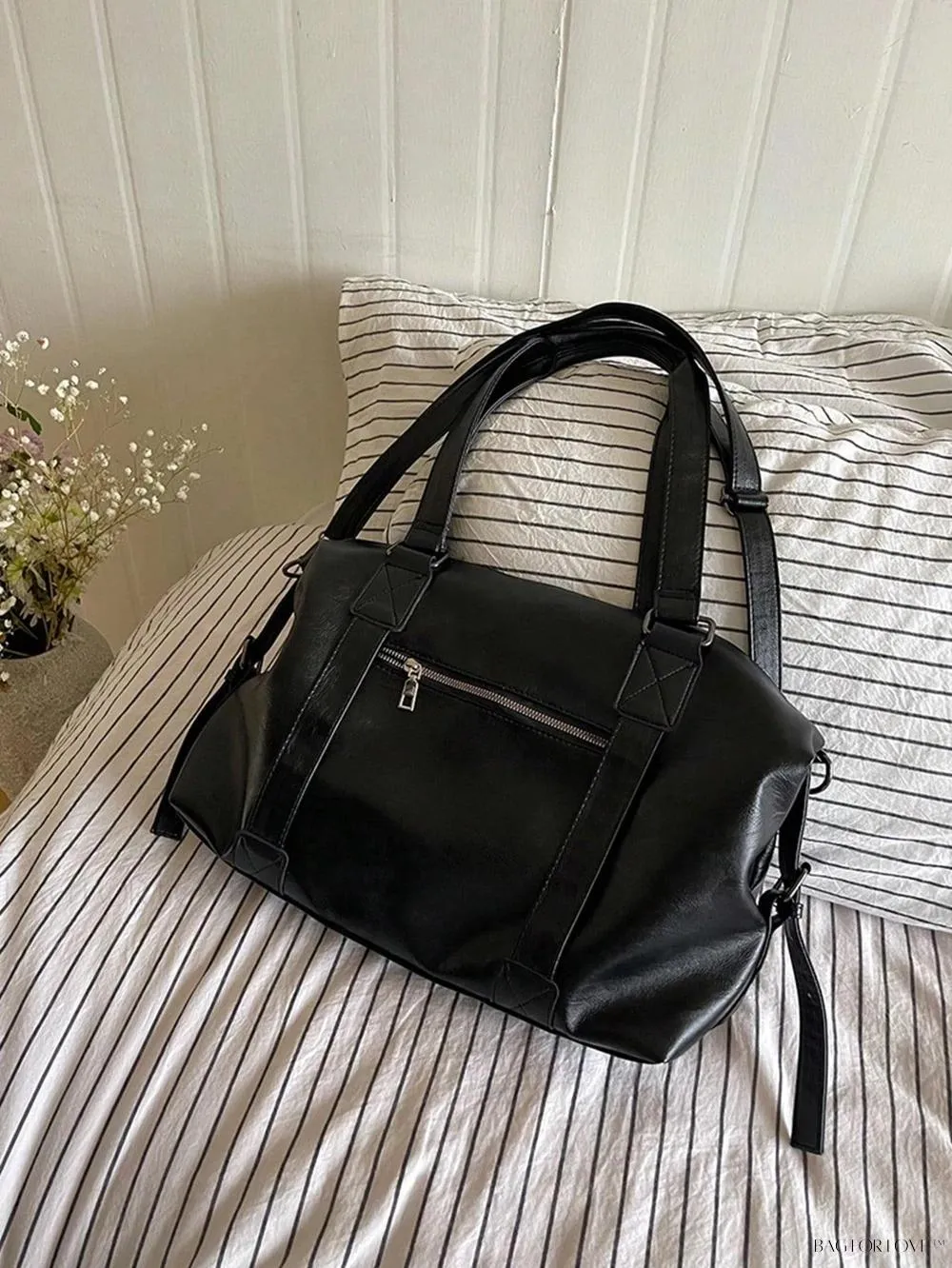 BagForLove - Retro-Inspired Large Capacity Shoulder Tote for Her