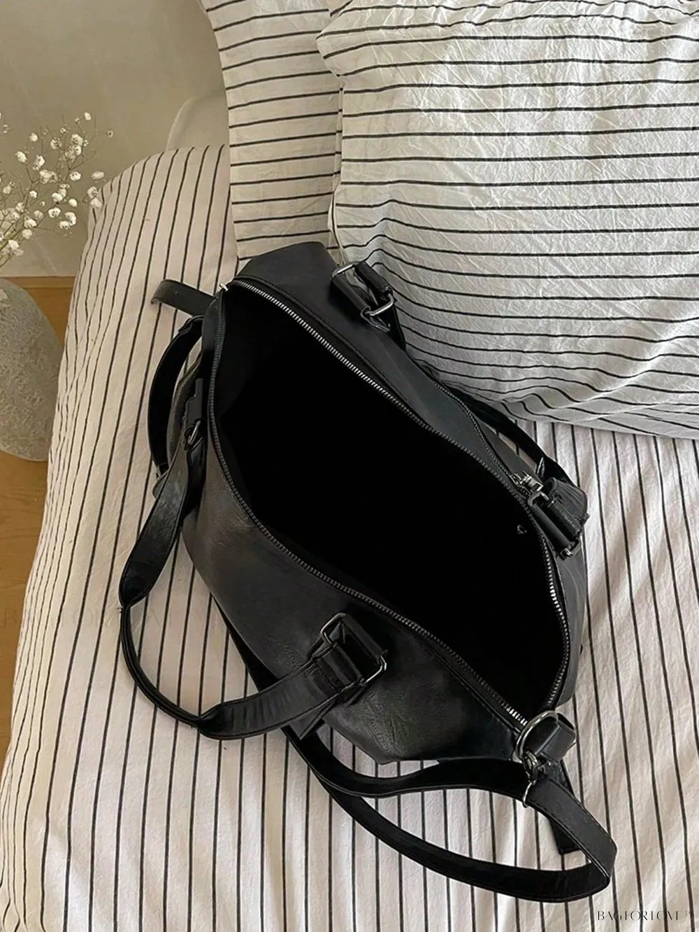 BagForLove - Solid Color Large Capacity Shoulder Tote for Her