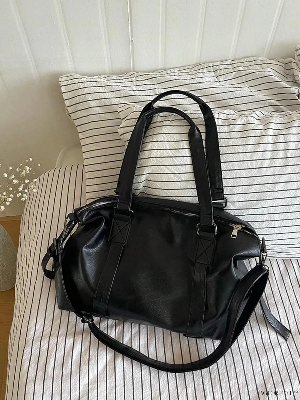 BagForLove - Solid Color Large Capacity Shoulder Tote for Her