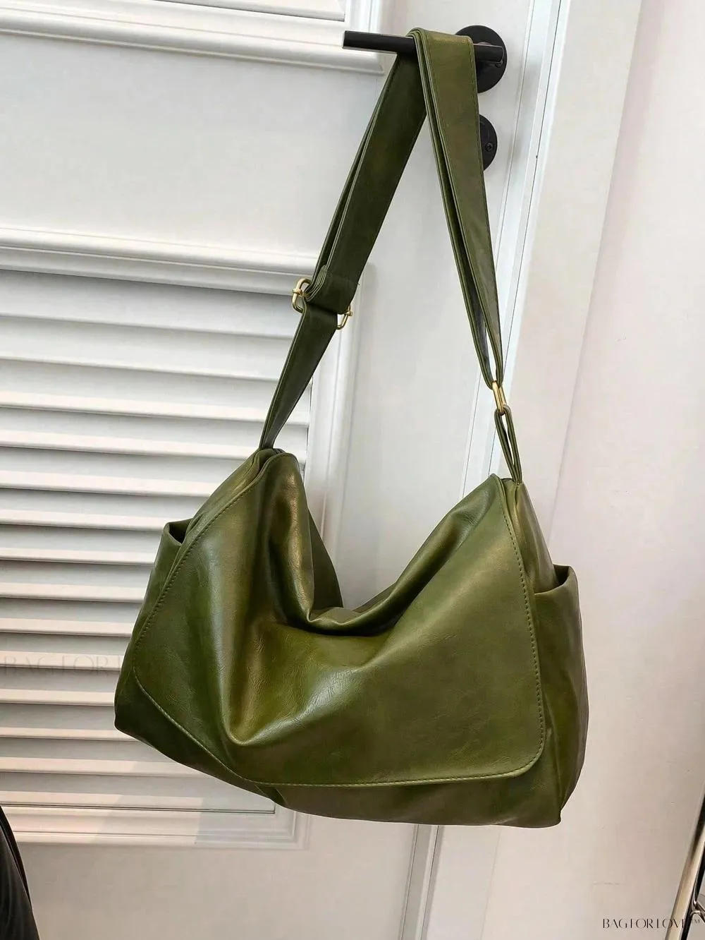 BagForLove - Solid Color Large Capacity Shoulder Tote for Her