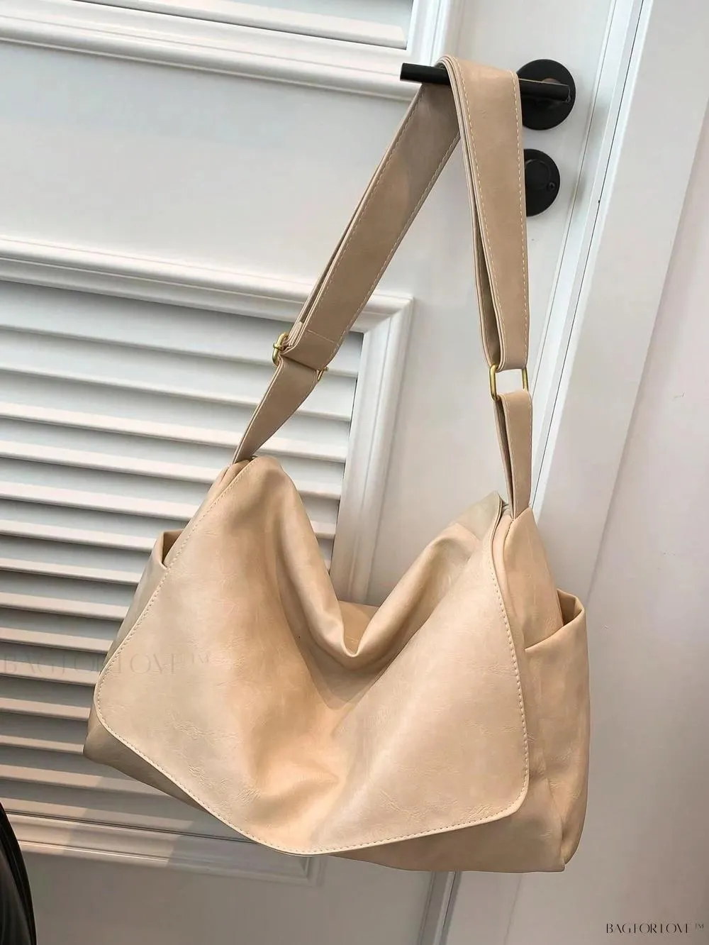 BagForLove - Solid Color Large Capacity Shoulder Tote for Her